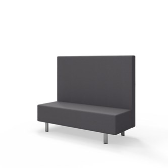 Snake siddemodul 150 med metalben, mellemhøj ryg sh 43