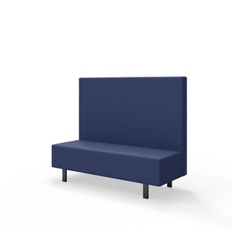 Snake siddemodul 150 med metalben, mellemhøj ryg sh 43