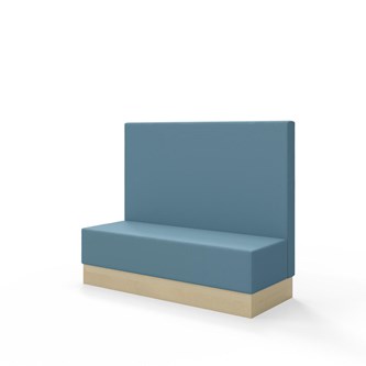 Snake siddemodul 150 med sokkel, mellemhøj ryg sh 43