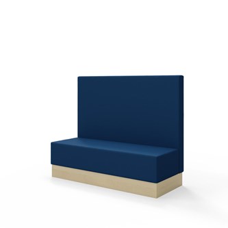 Snake siddemodul 150 med sokkel, mellemhøj ryg sh 43