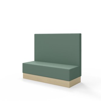 Snake siddemodul 150 med sokkel, mellemhøj ryg sh 43