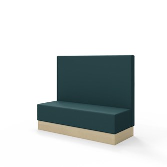 Snake siddemodul 150 med sokkel, mellemhøj ryg sh 43