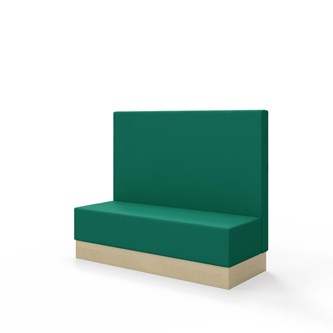 Snake siddemodul 150 med sokkel, mellemhøj ryg sh 43