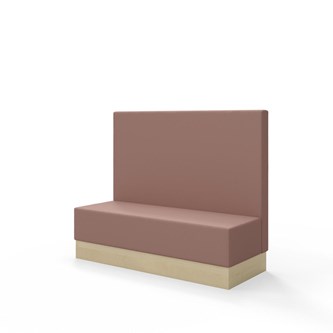 Snake siddemodul 150 med sokkel, mellemhøj ryg sh 43