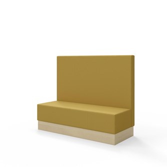 Snake siddemodul 150 med sokkel, mellemhøj ryg sh 43