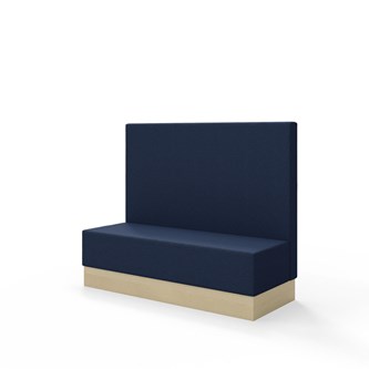 Snake siddemodul 150 med sokkel, mellemhøj ryg sh 43