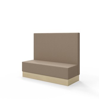 Snake siddemodul 150 med sokkel, mellemhøj ryg sh 43