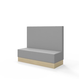 Snake siddemodul 150 med sokkel, mellemhøj ryg sh 43