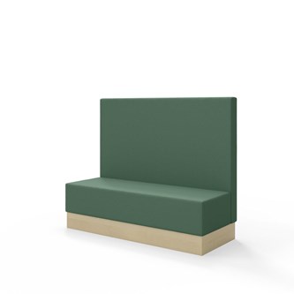 Snake siddemodul 150 med sokkel, mellemhøj ryg sh 43