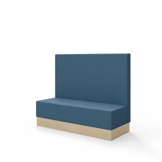 Snake siddemodul 150 med sokkel, mellemhøj ryg sh 43