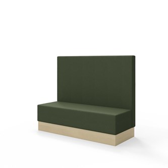 Snake siddemodul 150 med sokkel, mellemhøj ryg sh 43