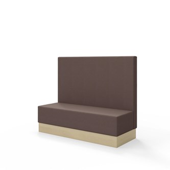 Snake siddemodul 150 med sokkel, mellemhøj ryg sh 43