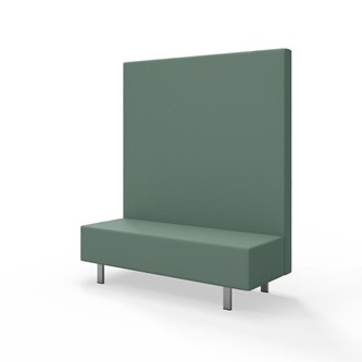 Snake siddemodul 150 med metalben, høj ryg sh 43