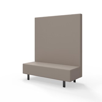 Snake siddemodul 150 med metalben, høj ryg sh 43