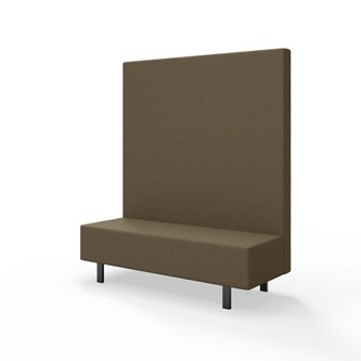 Snake siddemodul 150 med metalben, høj ryg sh 43