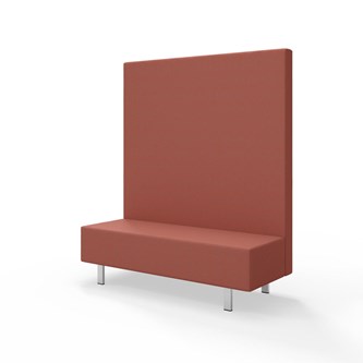 Snake siddemodul 150 med metalben, høj ryg sh 43