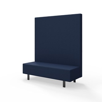 Snake siddemodul 150 med metalben, høj ryg sh 43