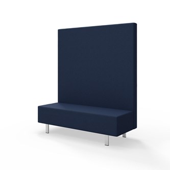 Snake siddemodul 150 med metalben, høj ryg sh 43