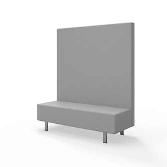 Snake siddemodul 150 med metalben, høj ryg sh 43