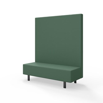 Snake siddemodul 150 med metalben, høj ryg sh 43