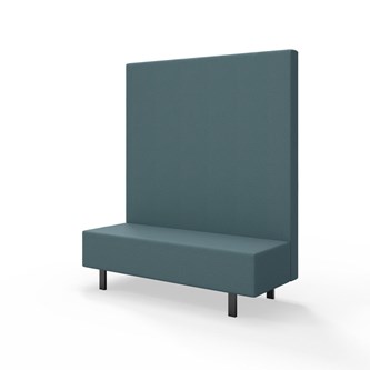 Snake siddemodul 150 med metalben, høj ryg sh 43