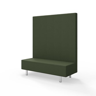 Snake siddemodul 150 med metalben, høj ryg sh 43