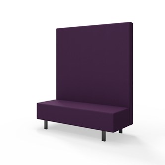 Snake siddemodul 150 med metalben, høj ryg sh 43