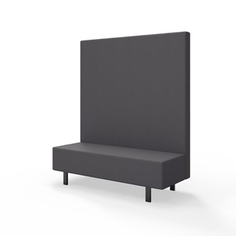 Snake siddemodul 150 med metalben, høj ryg sh 43