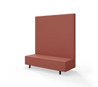 Snake siddemodul 150 med træben, høj ryg sh 37,5