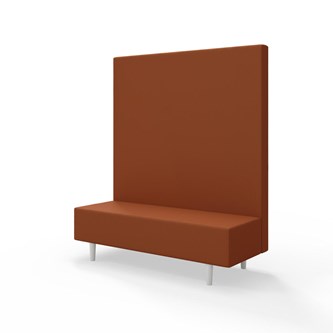 Snake siddemodul 150 med træben, høj ryg sh 43