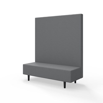 Snake siddemodul 150 med træben, høj ryg sh 43