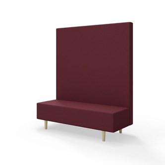 Snake siddemodul 150 med træben, høj ryg sh 43