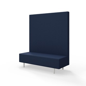 Snake siddemodul 150 med træben, høj ryg sh 43