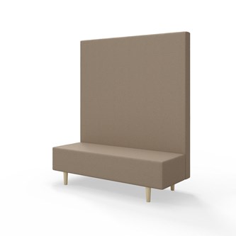 Snake siddemodul 150 med træben, høj ryg sh 43