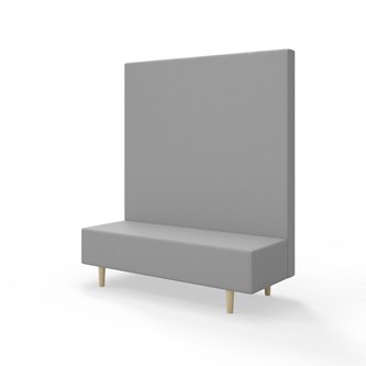 Snake siddemodul 150 med træben, høj ryg sh 43