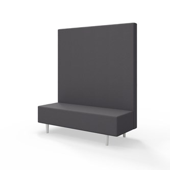 Snake siddemodul 150 med træben, høj ryg sh 43