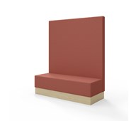 Snake siddemodul 150 med sokkel, høj ryg sh 43