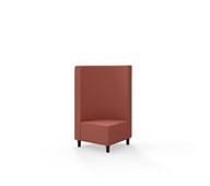 Snake hjørnemodul 90 grader med træben, mellemhøj ryg sh 37,5