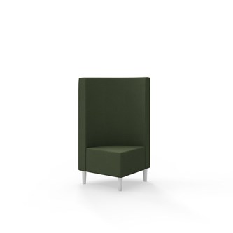 Snake hjørnemodul 90 grader med træben, mellemhøj ryg sh 43