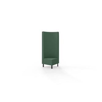 Snake hjørnemodul 90 grader med metalben, høj ryg sh 43