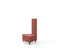 Snake hjørnemodul innehörn 45 grader med træben, mellemhøj ryg sh 37,5