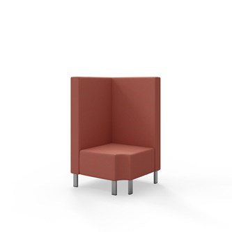 Snake hjørnemodul 90 grader R 12 med metalben, mellemhøj ryg sh 43