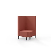 Snake hjørnemodul 90 grader R 12 med træben, mellemhøj ryg sh 43