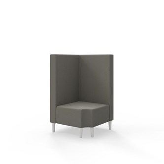 Snake hjørnemodul 90 grader R 12 med træben, mellemhøj ryg sh 43