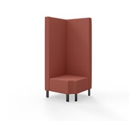 Snake hjørnemodul 90 grader R 12 med metalben, høj ryg sh 43