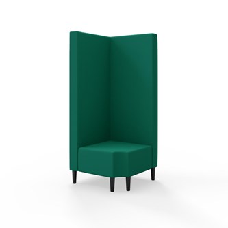 Snake hjørnemodul 90 grader R 12 med træben, høj ryg sh 43