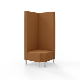 Snake hjørnemodul 90 grader R 12 med træben, høj ryg sh 43