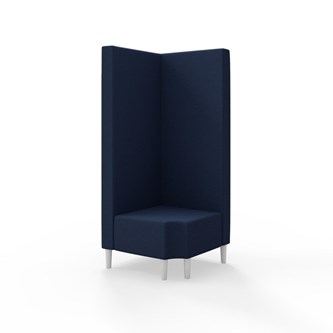 Snake hjørnemodul 90 grader R 12 med træben, høj ryg sh 43