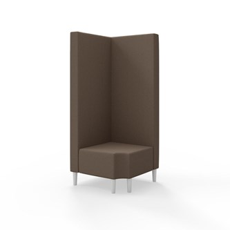 Snake hjørnemodul 90 grader R 12 med træben, høj ryg sh 43