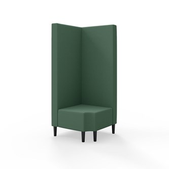 Snake hjørnemodul 90 grader R 12 med træben, høj ryg sh 43